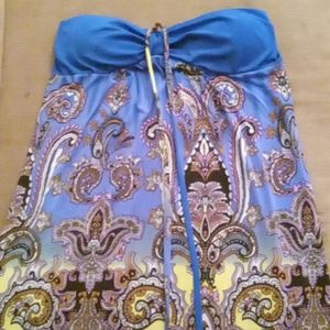 BEAUTIFUL COLORFUL Summer Dress, Can Be Tied Multiple Ways